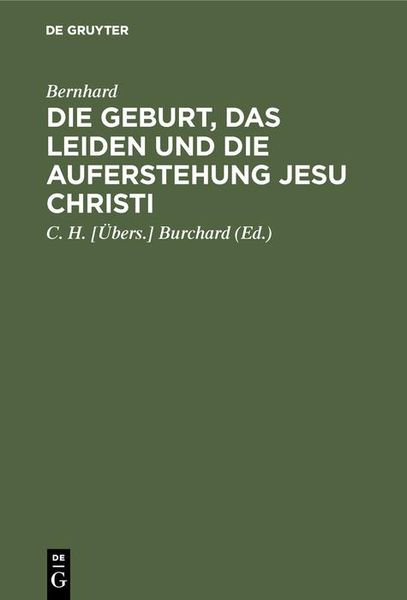 Produktbild: Die Geburt, das Leiden und die Auferstehung Jesu Christi
