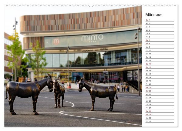 Produktbild: Unterwegs in M&ouml;nchengladbach (hochwertiger Premium Wandkalender 2026 DIN A2 quer), Kunstdruck in Hochglanz