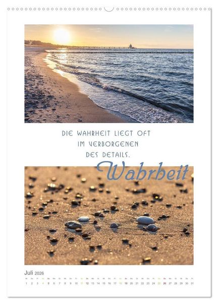 Produktbild: Quellen der Inspiration (hochwertiger Premium Wandkalender 2026 DIN A2 hoch), Kunstdruck in Hochglanz