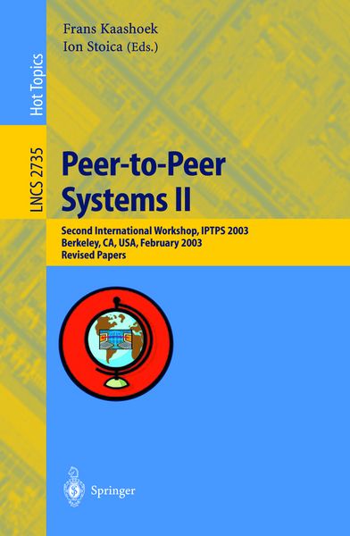 Produktbild: Peer-to-Peer Systems II