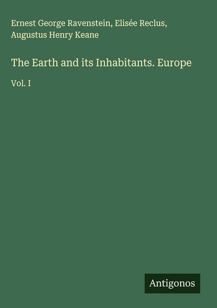 Produktbild: The Earth and its Inhabitants. Europe