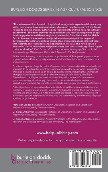 Produktbild: Frontiers in agri-food supply chains