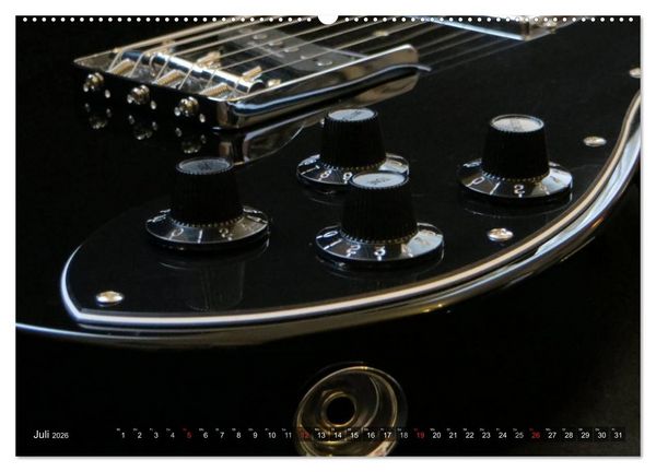 Produktbild: GITARREN Closeups (hochwertiger Premium Wandkalender 2026 DIN A2 quer), Kunstdruck in Hochglanz