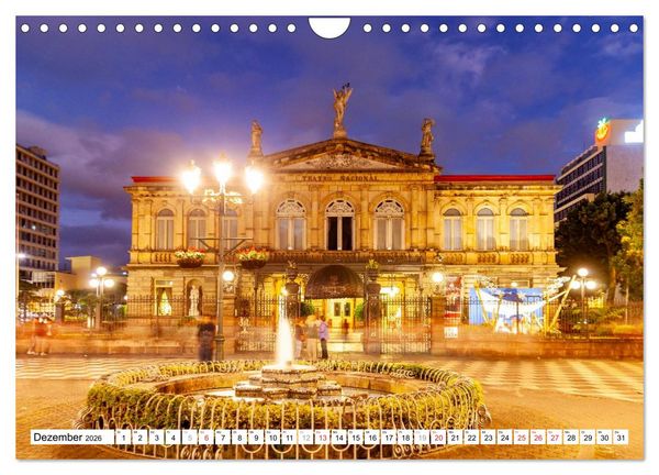 Produktbild: Costa Rica (Wandkalender 2026 DIN A4 quer), CALVENDO Monatskalender