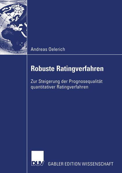 Produktbild: Robuste Ratingverfahren