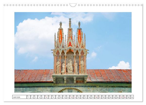 Produktbild: Pisa - wundersch&ouml;nes Reiseziel (Wandkalender 2026 DIN A3 quer), CALVENDO Monatskalender