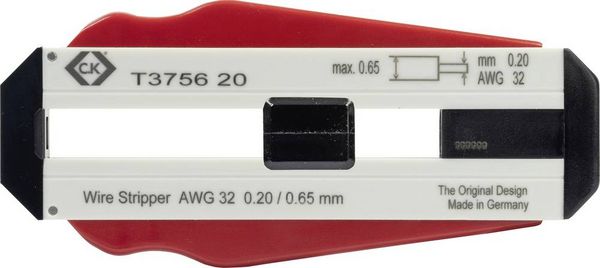 Produktbild: C.K T3756 20 Drahtabisolierer Geeignet f&uuml;r PVC-Dr&auml;hte, PTFE-Dr&auml;hte 0.20 mm (max)