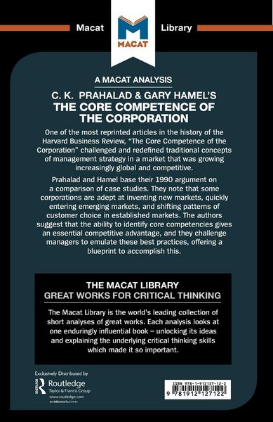 Produktbild: An Analysis of C.K. Prahalad and Gary Hamel's The Core Competence of the Corporation