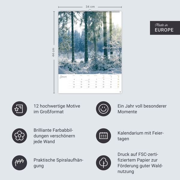 Produktbild: Jenseits der Hast Posterkalender 2027