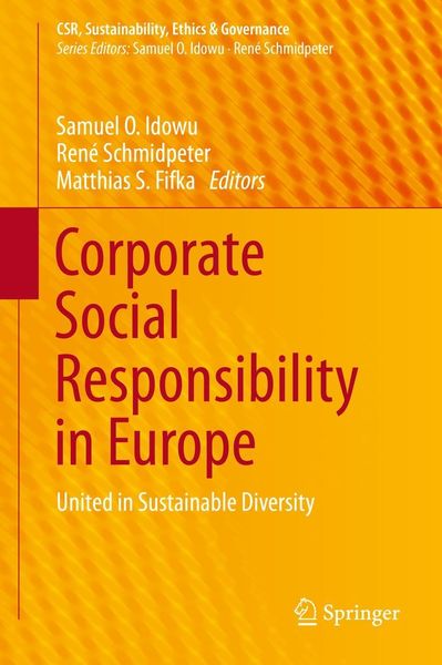 Produktbild: Corporate Social Responsibility in Europe