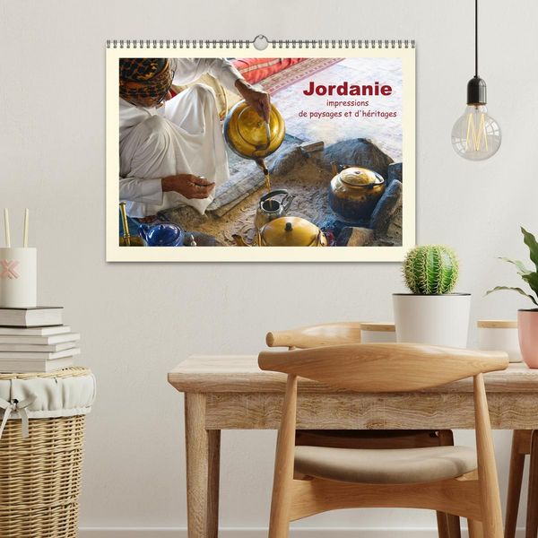 Produktbild: Jordanie - impressions de paysages et d'h&eacute;ritages (Calendrier mural 2026 DIN A3 vertical), CALVENDO calendrier mensuel