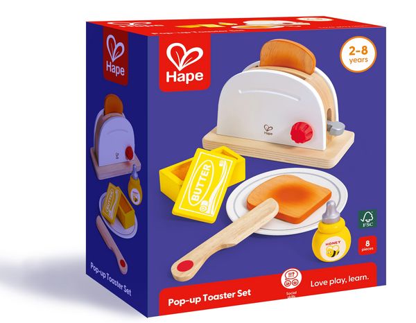 Hape Pop-Up-Toaster-Set