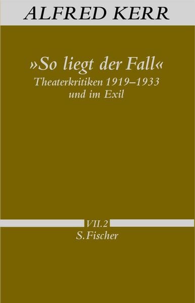 Produktbild: &raquo;So liegt der Fall&laquo;