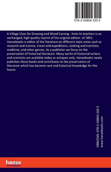 Produktbild: A Village Class for Drawing and Wood Carving