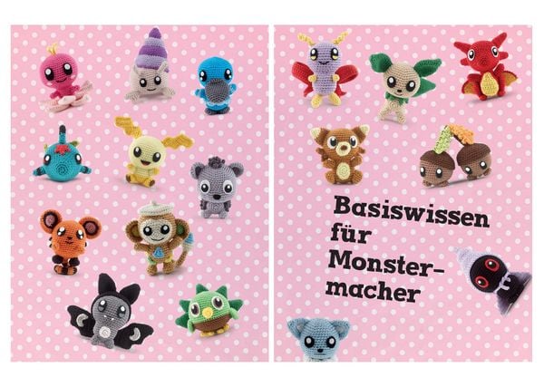 Produktbild: Mini Amigurumi Monster - 20 supers&uuml;&szlig;e Kreaturen zum H&auml;keln und Sammeln - passen in jede Hosentasche