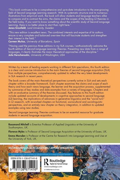 Produktbild: Second Language Learning Theories
