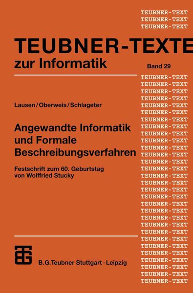 Angewandte Informatik und Formale Beschreibungsverfahren