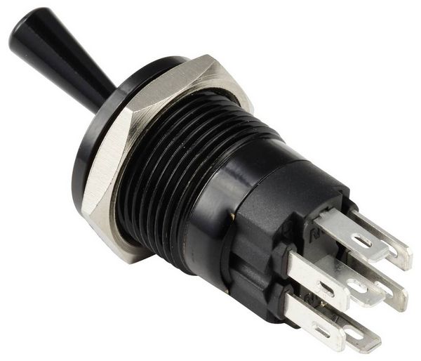 Produktbild: TRU COMPONENTS TC-14378420 Kippschalter 250 V/AC 15A 1 x Ein/Aus IP67 1St.