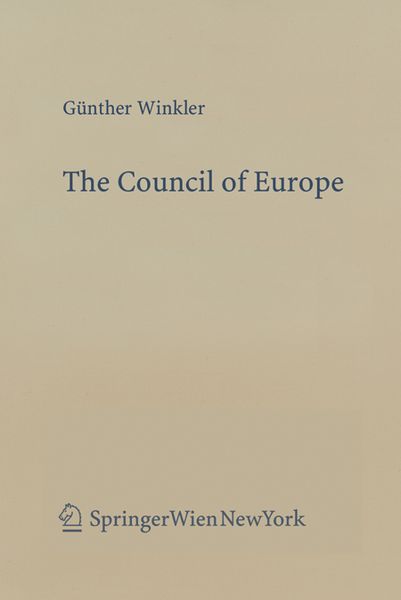 Produktbild: The Council of Europe
