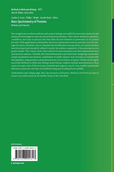Produktbild: Mass Spectrometry of Proteins