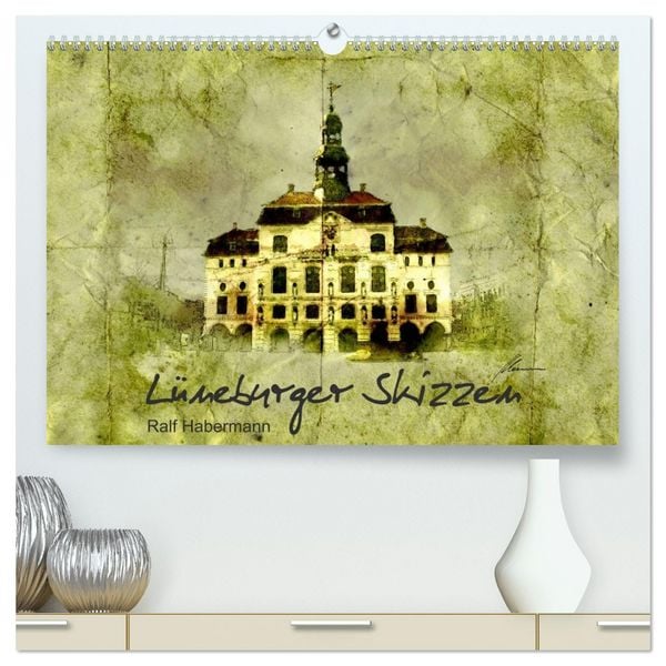 Produktbild: L&uuml;neburger Skizzen (hochwertiger Premium Wandkalender 2026 DIN A2 quer), Kunstdruck in Hochglanz