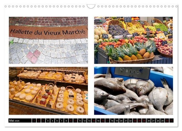 Produktbild: Rouen entdecken (Wandkalender 2026 DIN A3 quer), CALVENDO Monatskalender