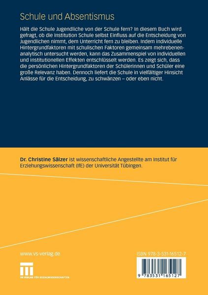 Produktbild: Schule und Absentismus