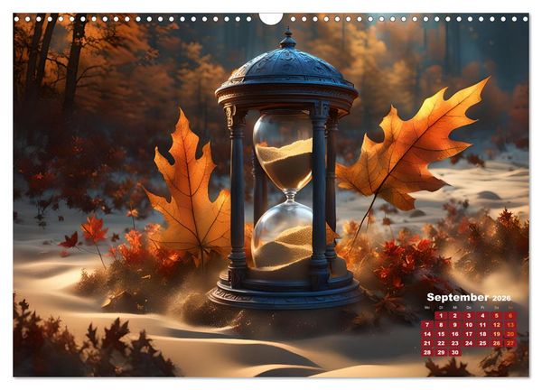 Produktbild: Magische Sanduhren (Wandkalender 2026 DIN A3 quer), CALVENDO Monatskalender