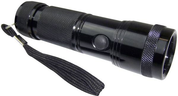 Produktbild: Berger & Schr&ouml;ter UV 395-400 nm 40382 UV-LED Taschenlampe mit Handschlaufe batteriebetrieben 95 g