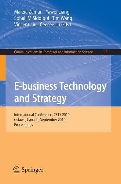 Produktbild: E-business Technology and Strategy