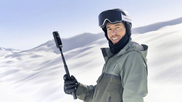 Produktbild: Insta360 X4 360° Action Cam 8K, Touch-Screen, WLAN, Wasserfest, Zeitraffer, Webcam