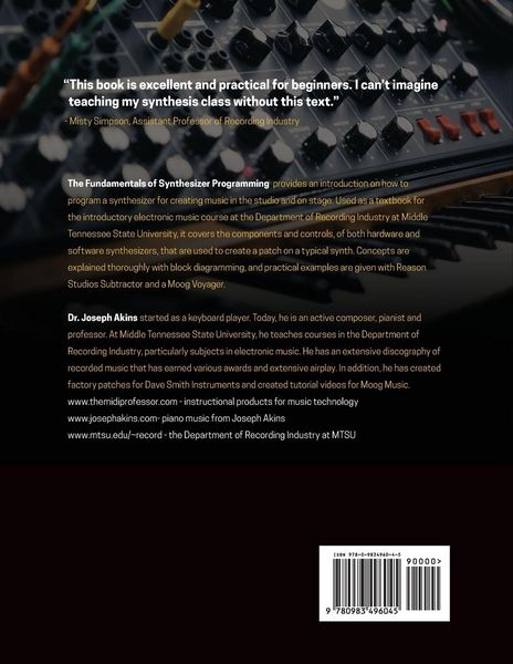 Produktbild: The Fundamentals of Synthesizer Programming