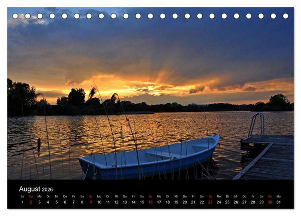 Produktbild: Pl&ouml;n - die Stadt am See (Tischkalender 2026 DIN A5 quer), CALVENDO Monatskalender