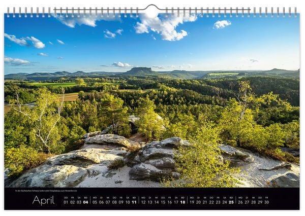 Produktbild: Kalender Faszinierende S&auml;chsische Schweiz 2027