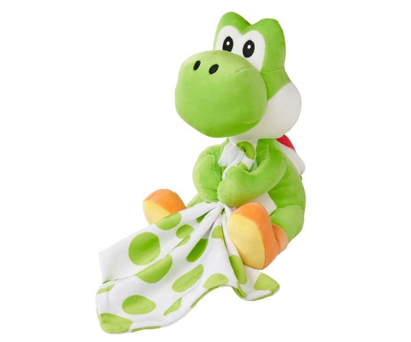 Produktbild: My Mario - Yoshi m. Schmusetuch, 23cm