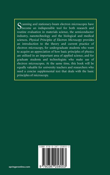 Produktbild: Physical Principles of Electron Microscopy
