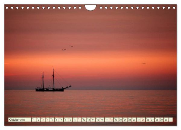 Produktbild: Ostsee - Impressionen (Wandkalender 2026 DIN A4 quer), CALVENDO Monatskalender