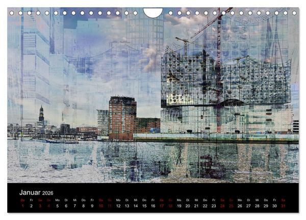 Produktbild: Elbphilharmonie-ARTig (Wandkalender 2026 DIN A4 quer), CALVENDO Monatskalender