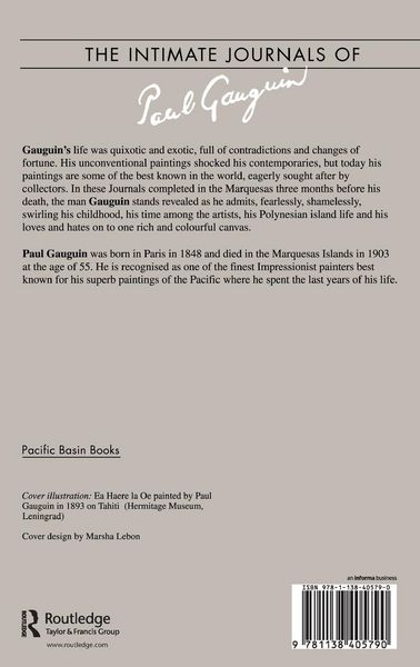 Produktbild: Intimate Journals Of Paul Gaugui