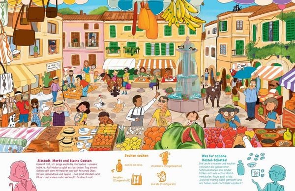 Produktbild: Das Mallorca Wimmelbuch