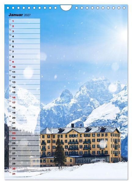 Produktbild: S&uuml;d-Tirol Terminplaner (Wandkalender 2027 DIN A4 hoch), CALVENDO Monatskalender