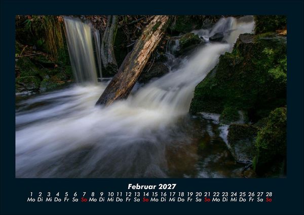 Produktbild: Wasserf&auml;lle 2027 Fotokalender DIN A4