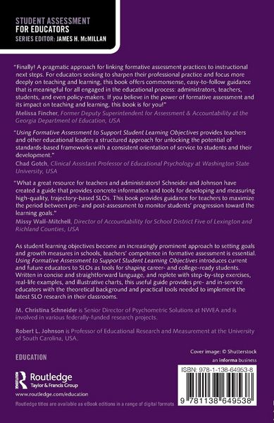 Produktbild: Using Formative Assessment to Support Student Learning Objectives