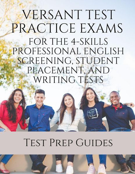 Produktbild: Versant Test Practice Exams for the 4-Skills Professional English Screening, Student Placement, and Writing Tests with Answers and Free mp3s