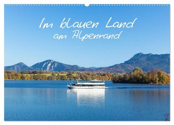 Produktbild: Im blauen Land am Alpenrand (Wandkalender 2027 DIN A2 quer), CALVENDO Monatskalender