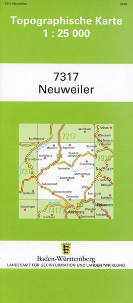 Produktbild: Neuweiler 1 : 25 000