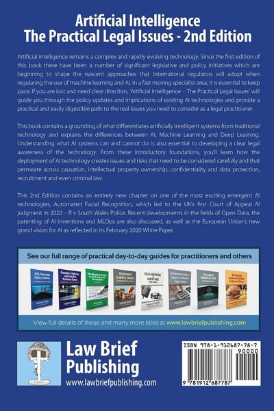 Produktbild: Artificial Intelligence - The Practical Legal Issues - 2nd Edition