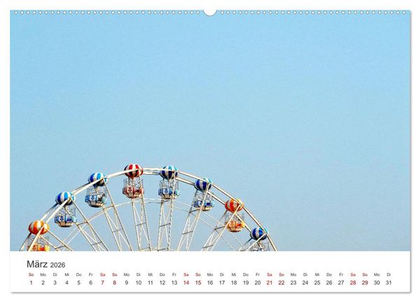 Produktbild: Riesenr&auml;der - Ein Spa&szlig; f&uuml;r jung und alt. (hochwertiger Premium Wandkalender 2026 DIN A2 quer), Kunstdruck in Hochglanz