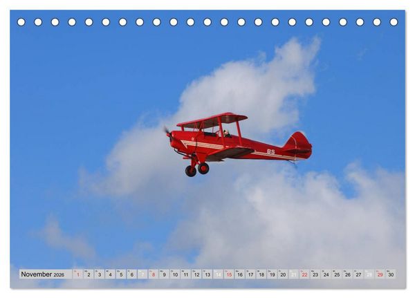 Produktbild: Flugzeuge - Starts und Landeanfl&uuml;ge (Tischkalender 2026 DIN A5 quer), CALVENDO Monatskalender