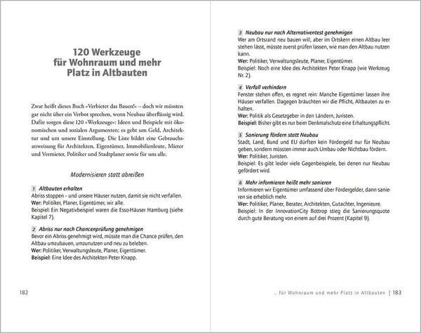 Produktbild: Verbietet das Bauen!